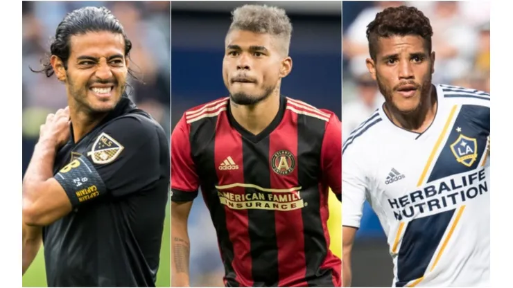 Carlos Vela, Josef Martínez & Jonathan Dos Santos. (Getty)