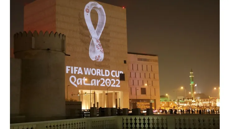 The Official Emblem of the FIFA World Cup Qatar 2022 (Getty).