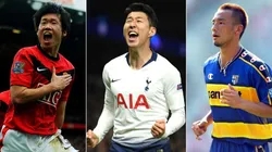 Ji-Sung Park, Son Heung-min and Hidetoshi Nakata (Getty)
