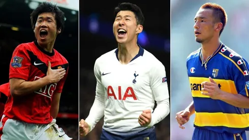 Ji-Sung Park, Son Heung-min and Hidetoshi Nakata (Getty)