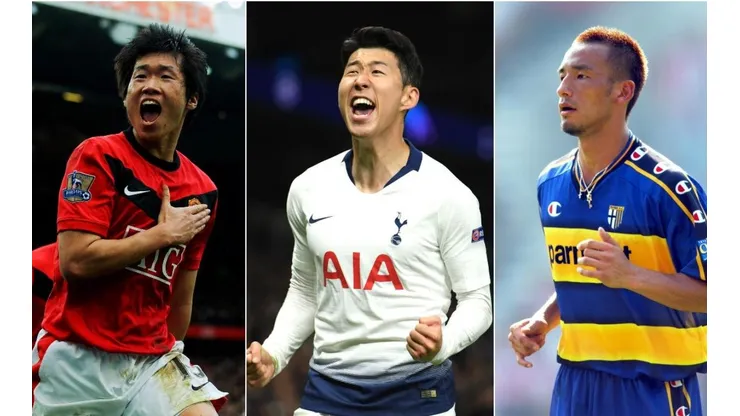 Ji-Sung Park, Son Heung-min and Hidetoshi Nakata (Getty)