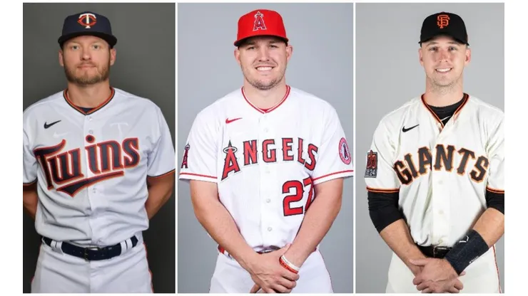 Josh Donaldson, Mike Trout, and Buster Posey (Getty)