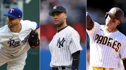 Jacob deGrom, Derek Jeter, and Juan Soto.