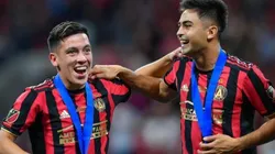 Atlanta United players celebrating the MLS Cup championship