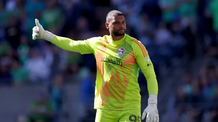 Zack Steffen of the Colorado Rapids in action.