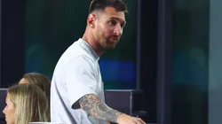 Lionel Messi #10 of Inter Miami looks on during the second half of the game against the Toronto FC at Chase Stadium on July 17, 2024 in Fort Lauderdale, Florida.