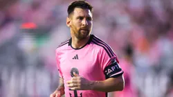 Lionel Messi #10 of Inter Miami looks on against Atlanta United