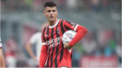 Alvaro Morata of AC Milan
