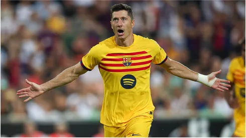 Robert Lewandowski of FC Barcelona