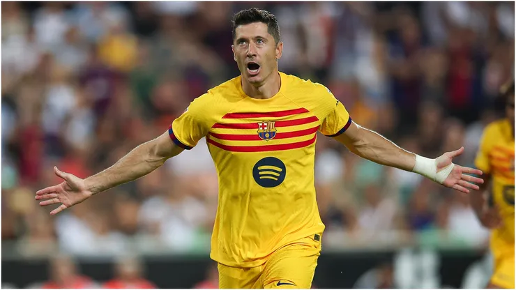 Robert Lewandowski of FC Barcelona