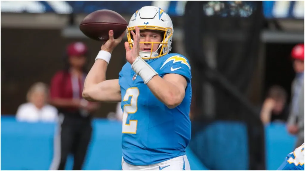 Los Angeles Chargers quarterback Easton Stick – IMAGO / Icon Sportswire
