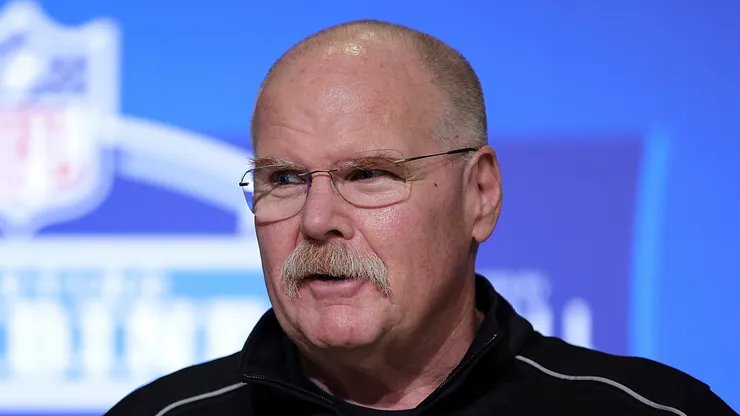Andy Reid head coach of the Kansas City Chiefs