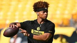 Justin Fields quarterback of the Pittsburgh Steelers