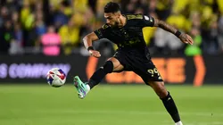 LAFC’s Denis Bouanga in action