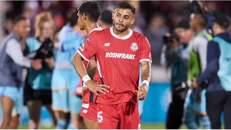 Alexis Vega of Toluca during the match between Toluca and Colorado Rapids