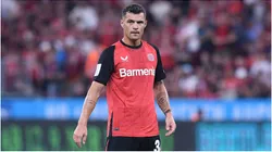 Granit Xhaka of Bayer Leverkusen