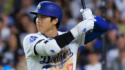 Shohei Ohtani 17 of the Los Angeles Dodgers gets ready to bat during their MLB, Baseball Herren, USA regular season game against the Seattle Mariners on Monday August 19, 2024.