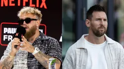Jake Paul and Lionel Messi