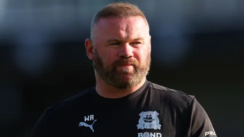 Wayne Rooney, manager of Plymouth looks on during the pre-season friendly match between Bristol Rovers and Plymouth Argyle