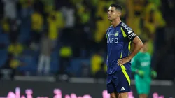 Cristiano Ronaldo of Al Nassr looks on during the Saudi Super Cup Final match between Al Nassr and Al Hilal at Prince Sultan bin Abdul Aziz Stadium on August 17, 2024 in Abha, Saudi Arabia.