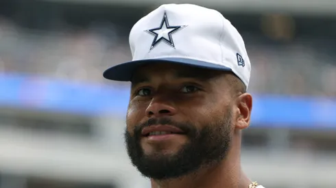 Dak Prescott quarterback of the Dallas Cowboys