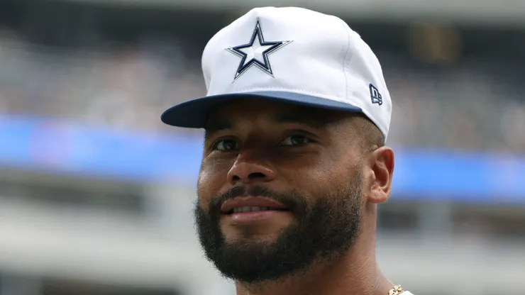 Dak Prescott quarterback of the Dallas Cowboys