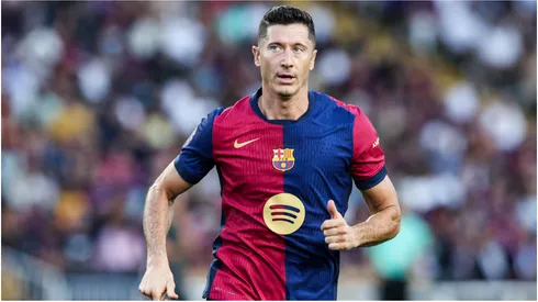 Robert Lewandowski of FC Barcelona
