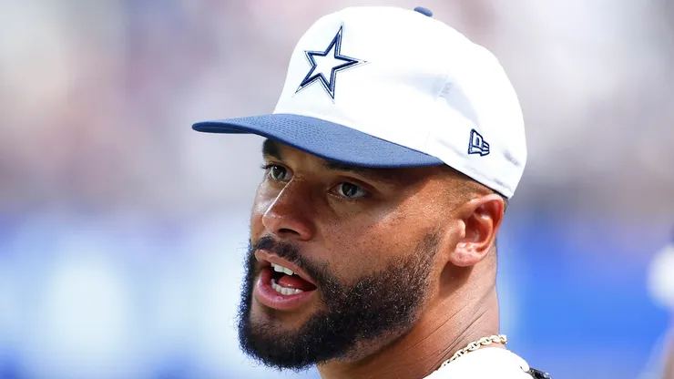 Dak Prescott quarterback of the Dallas Cowboys