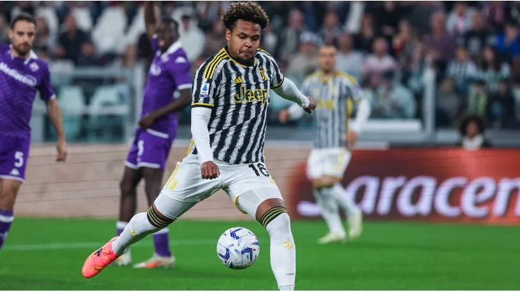 Weston McKennie with Juventus.