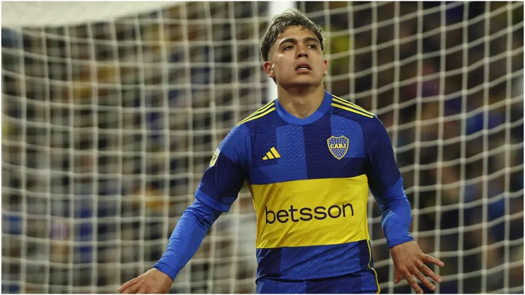 Boca Juniors forward Ezequiel Zeballos