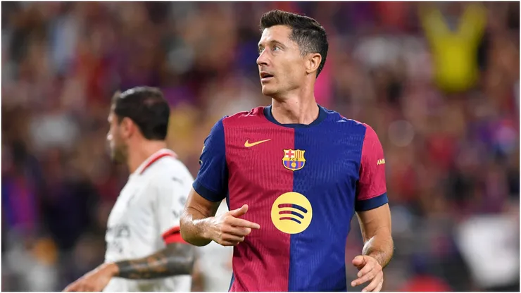 Robert Lewandowski of Barcelona