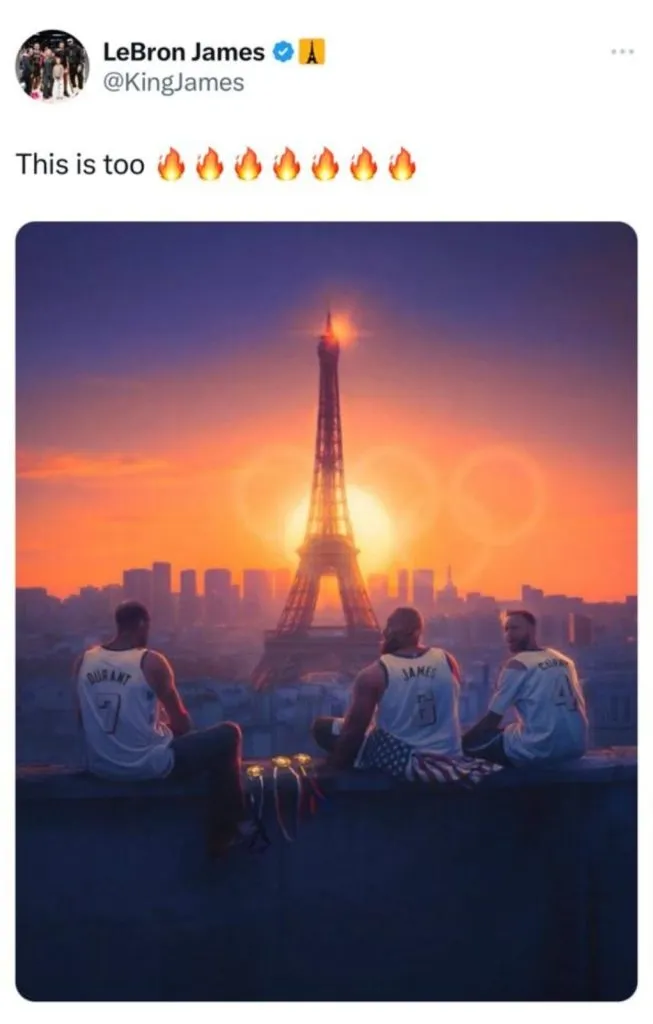 LeBron James Paris 2024