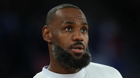 LeBron James of the Los Angeles Lakers