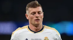 Toni Kroos of Real Madrid during the UEFA Champions League 2023/24 final match between Borussia Dortmund v Real Madrid CF.