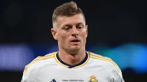 Toni Kroos of Real Madrid during the UEFA Champions League 2023/24 final match between Borussia Dortmund v Real Madrid CF.