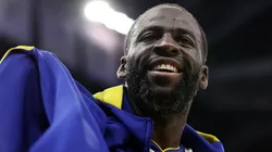 Draymond Green #23 of the Golden State Warriors reacts during the fourth quarter in game seven of the Western Conference First Round Playoffs against the Sacramento Kings.
