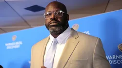 Shaquille O'Neal, Inside the NBA, Turner Sports attends the Warner Bros. Discovery Upfront 2022 arrivals on the red carpet at The Theater at Madison Square Garden.