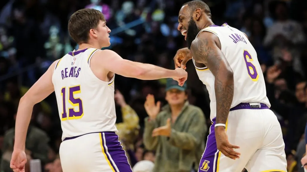 LeBron James and Austin Reaves