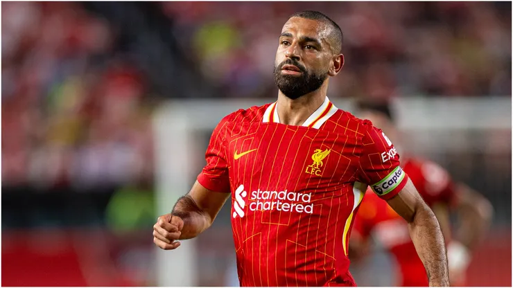 Liverpool's captain Mohamed Salah