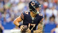 Chicago Bears quarterback Tyson Bagent