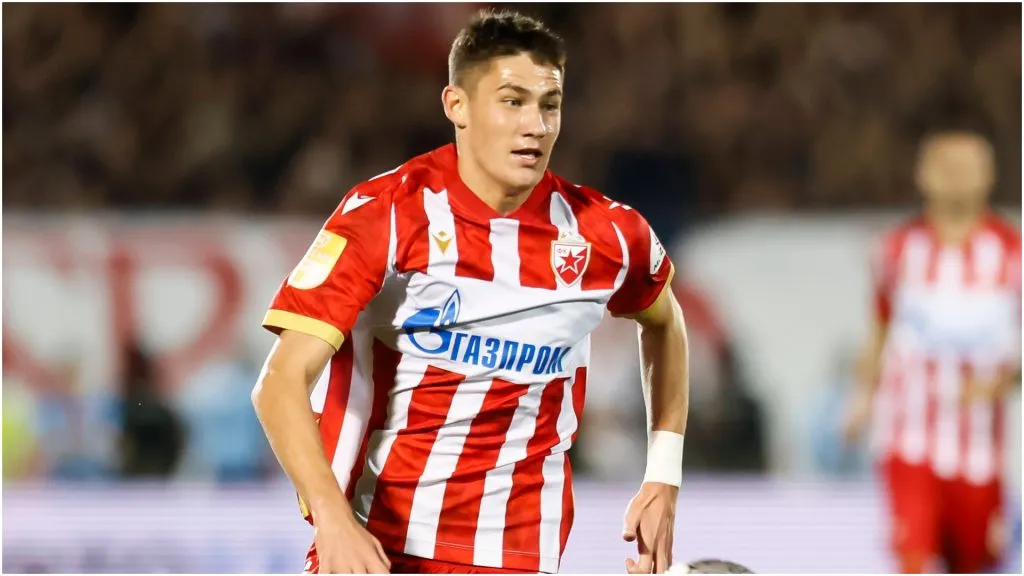 Andrija Maksimovic of Crvena Zvezda – IMAGO / Starsport