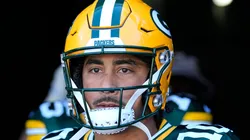 Jordan Love #10 of the Green Bay Packers looks on prior to a game against the Minnesota Vikings at Lambeau Field on September 29, 2024 in Green Bay, Wisconsin.