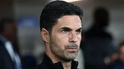 Arsenal FC head coach Mikel Arteta looks on during the UEFA Champions League 2024/25 League Phase MD1 match between Atalanta BC and Arsenal FC at Stadio di Bergamo on September 19, 2024 in Bergamo, Italy.