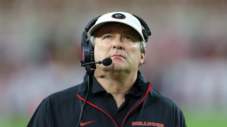 Kirby Smart at Bryant-Denny Stadium on September 28, 2024 in Tuscaloosa, Alabama.