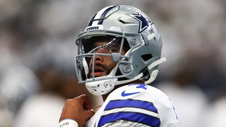 Dak Prescott quarterback of the Dallas Cowboys