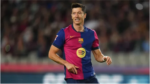 Robert Lewandowski of FC Barcelona
