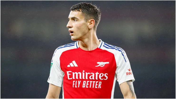 Jabuk Kiwior of Arsenal FC