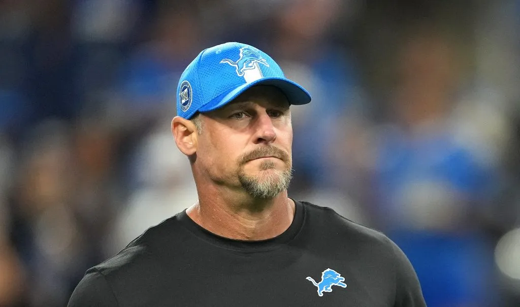 Head coach Dan Campbell of the Detroit Lions