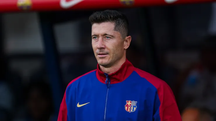 Robert Lewandowski of FC Barcelona