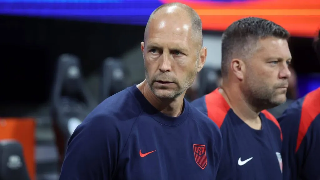 Gregg Berhalter with the USMNT